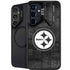 NFL Pittsburgh Steelers Black & White Galaxy S24 FE Kickstand Case
